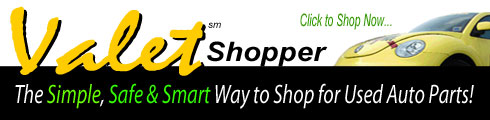 Shop for Used Auto Parts in NC using our Valet Parts Shopper